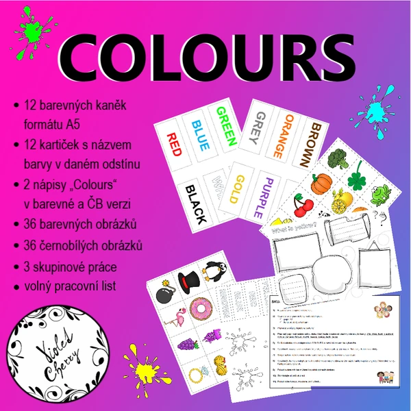 Colours - poznáváme anglicky barvy 1