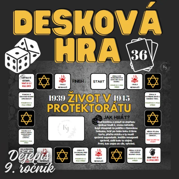 DESKOVÁ HRA - ŽIVOT V PROTEKTORÁTU 1