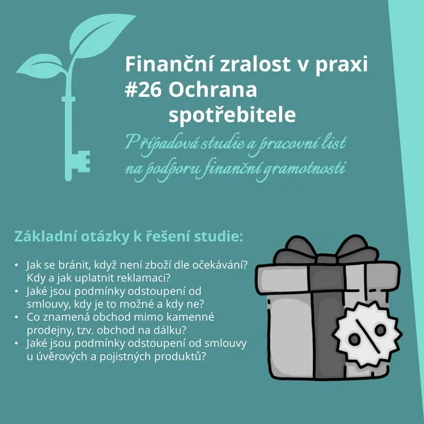 Finanční gramotnost - 26 - Ochrana spotřebitele 1