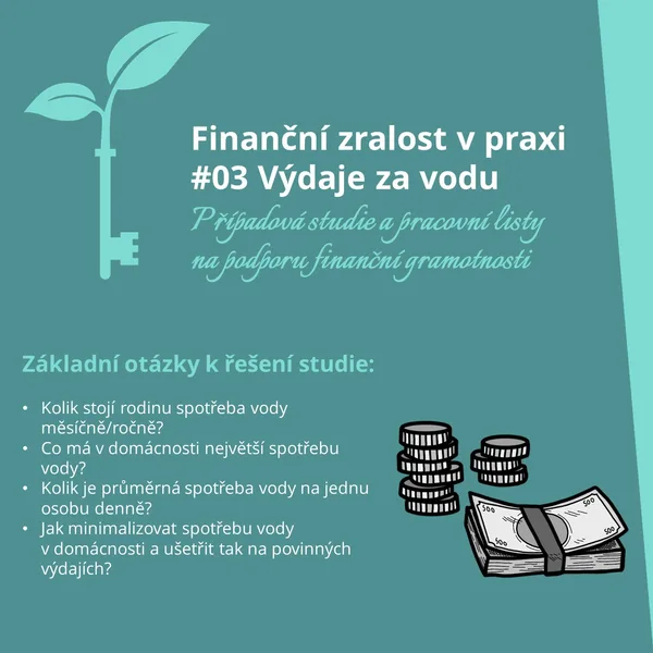 Finanční gramotnost – FZP 03 Výdaje za vodu + AZ kvíz Rodinný rozpočet 1