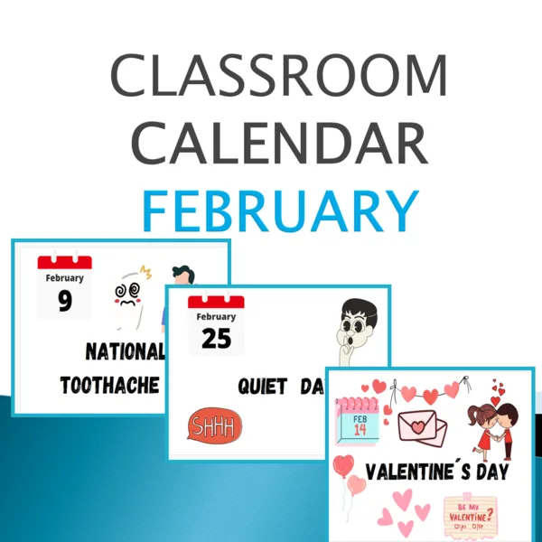Classroom calendar - February 1