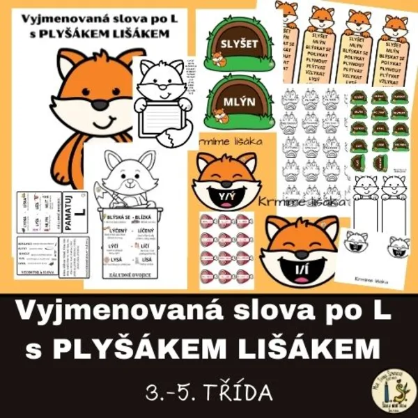 VYJMENOVANÁ SLOVA PO L s plyšákem lišákem 1