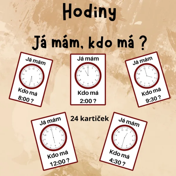 Hodiny - já mám, kdo má? 1