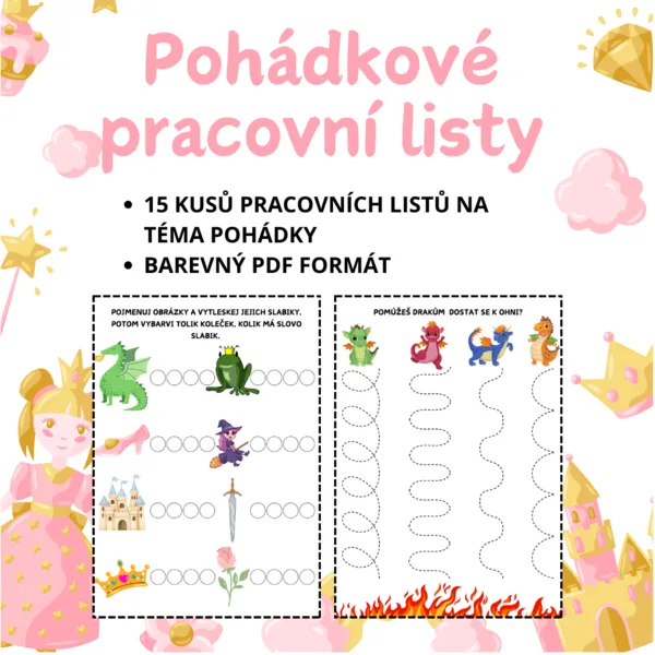 Pohádkové pracovní listy 1