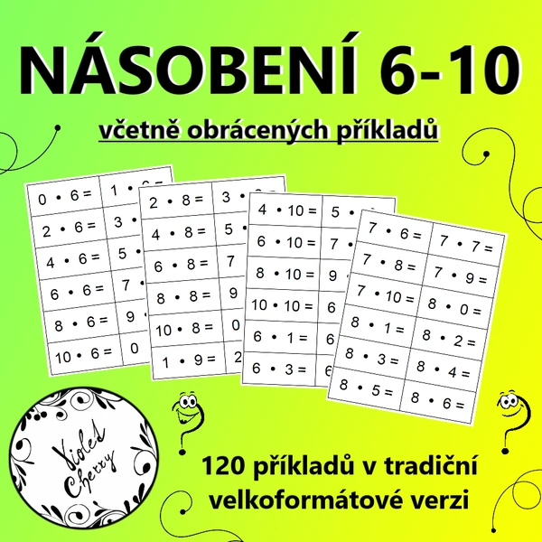 Násobení 6-10 1