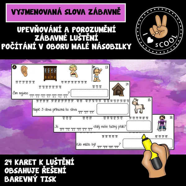 Vyjmenovaná slova zábavně 1