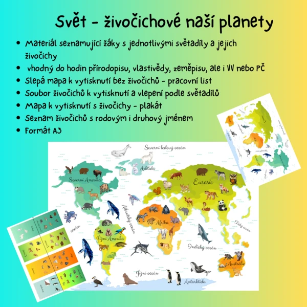 Svět - živočichové naší planety 1