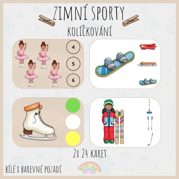 Zimní sporty, kolíčkování 1