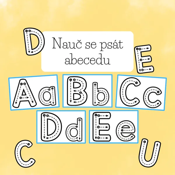 Nauč se psát ABECEDU 1