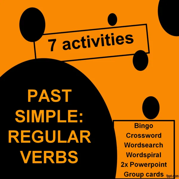 Past simple & regular verbs 1