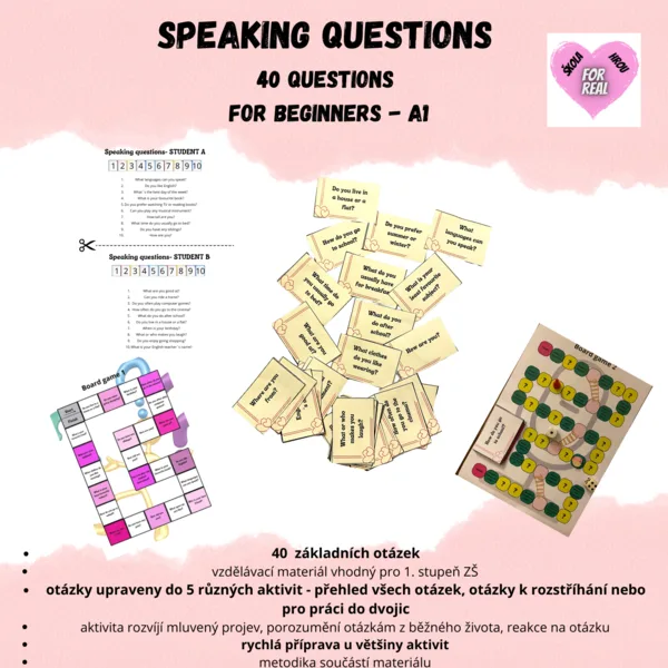 Speaking questions - level A1 1