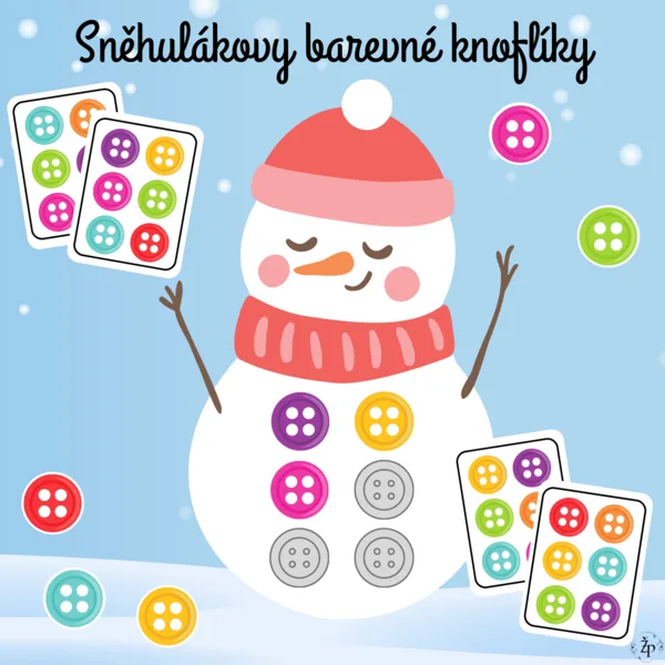 Sněhulákovy barevné knoflíky 1