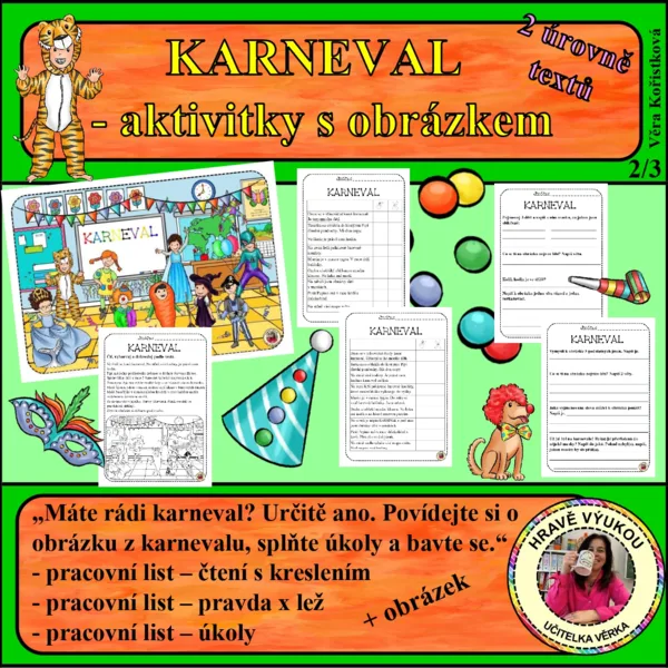 KARNEVAL – AKTIVITKY K OBRÁZKU 1
