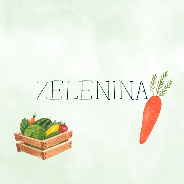ZELENINA - demonstrační obrázky, karetní hry 1