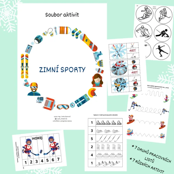 ZIMNÍ SPORTY (soubor aktivit) 1