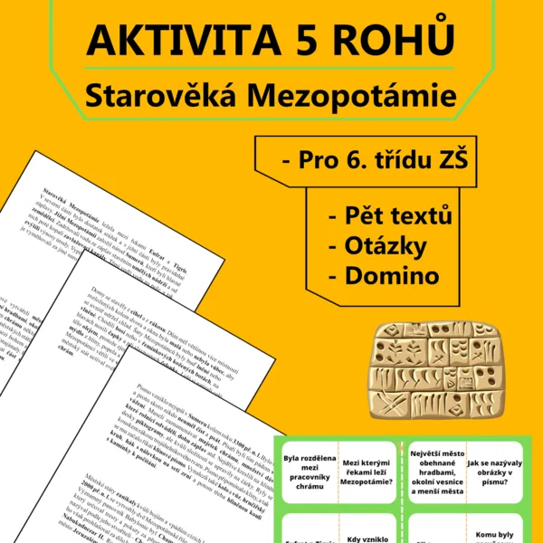Aktivita pět rohů - Starověká Mezopotámie 1