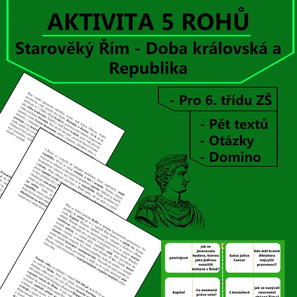 Aktivita pět rohů - Starověký Řím - doba královská + republika 1