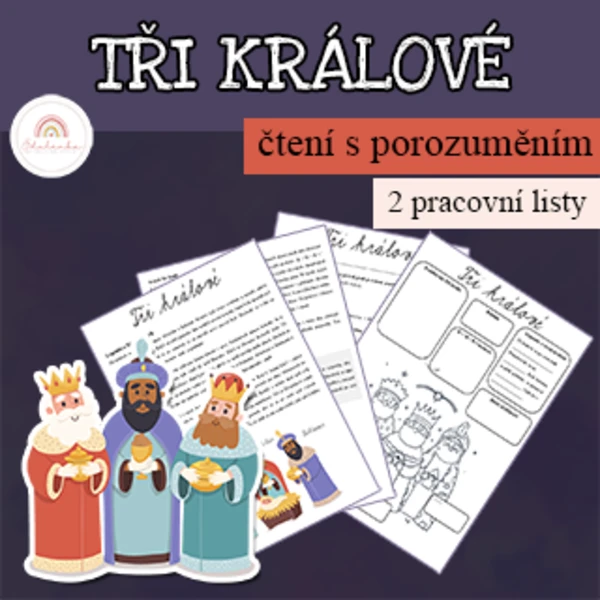 Tři králové - čtení s porozuměním 1