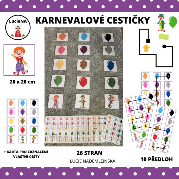 KARNEVALOVÉ CESTIČKY 1