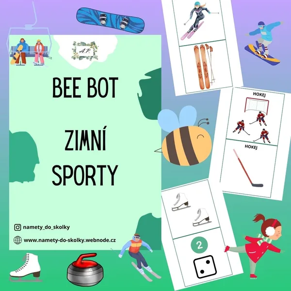 Bee-bot - Zimní sporty 1