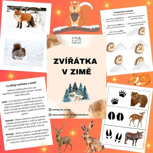 Zvířátka v zimě  1