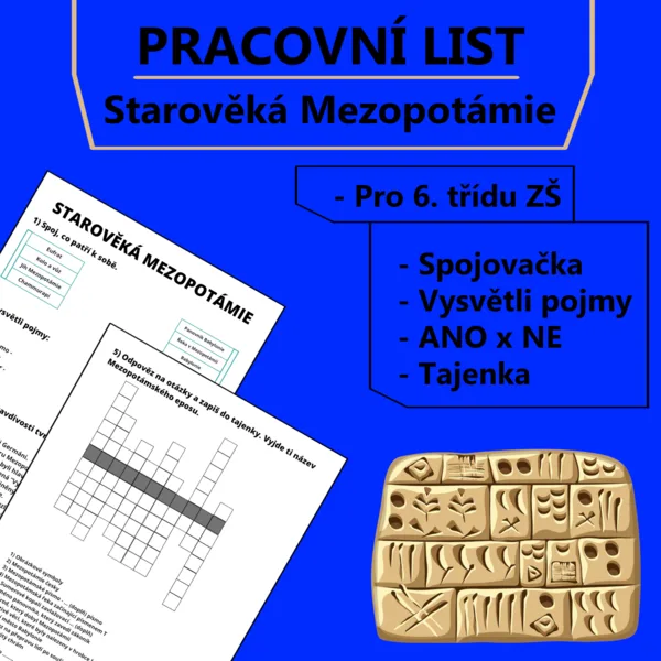 Pracovní list - Starověká Mezopotámie 1