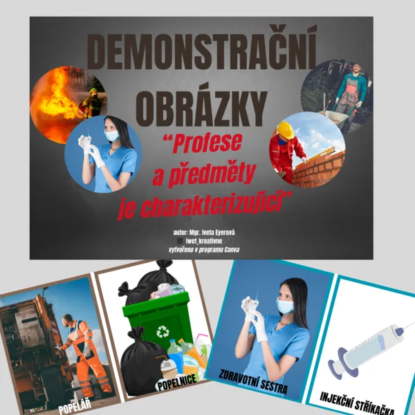 PROFESE a předměty je charakterizující (demonstrační obrázky) 1