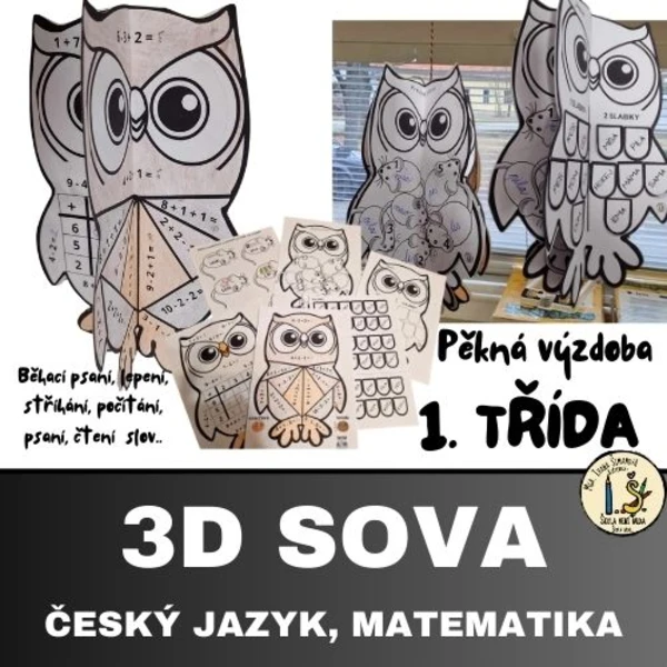 3D SOVA - 1. třída - M, ČJ 1
