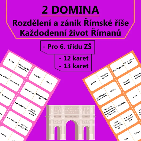 2 Domina - Rozdělení a zánik Římské říše, Každodenní život Římanů 1
