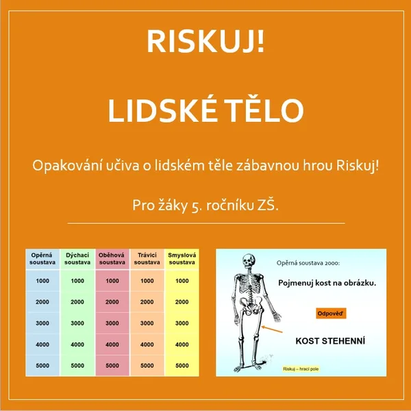 RISKUJ! Lidské tělo 1