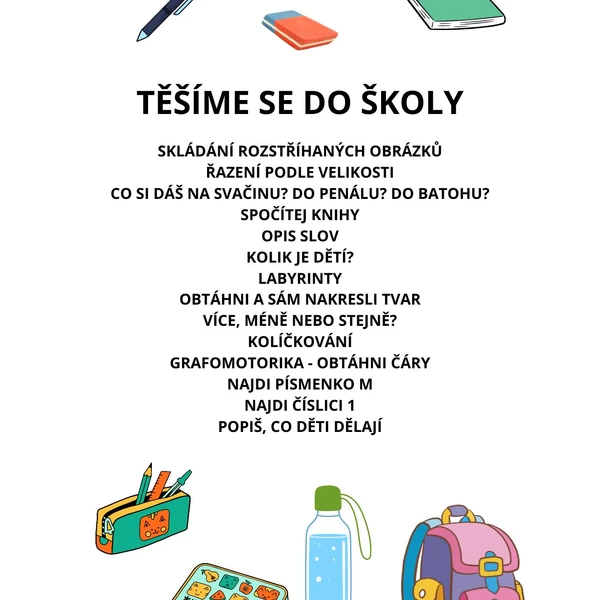 TĚŠÍME SE DO ŠKOLY 1