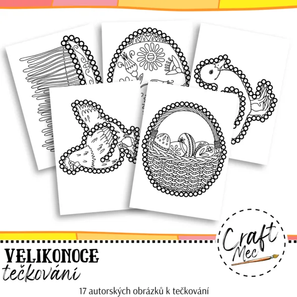 VELIKONOCE - TEČKOVÁNÍ 1