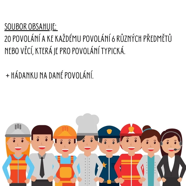 Skládanka "Povolání s hádankou" 1