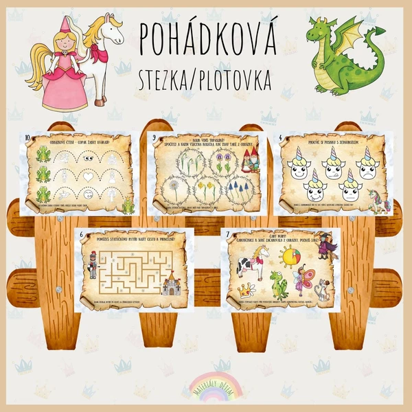 🌟👑Pohádková stezka/plotovka👑🌟 1