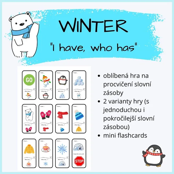 I have..., who has...? WINTER 1