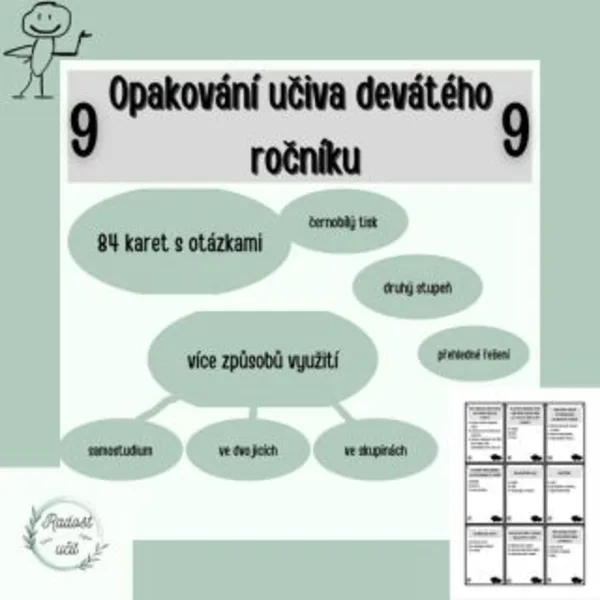 Opakování učiva devátého ročníku  1