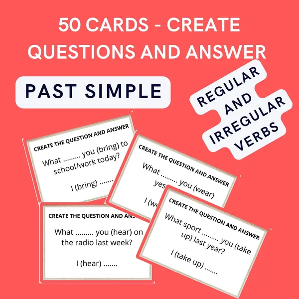 PAST SIMPLE - CREATE AND ANSWER 1