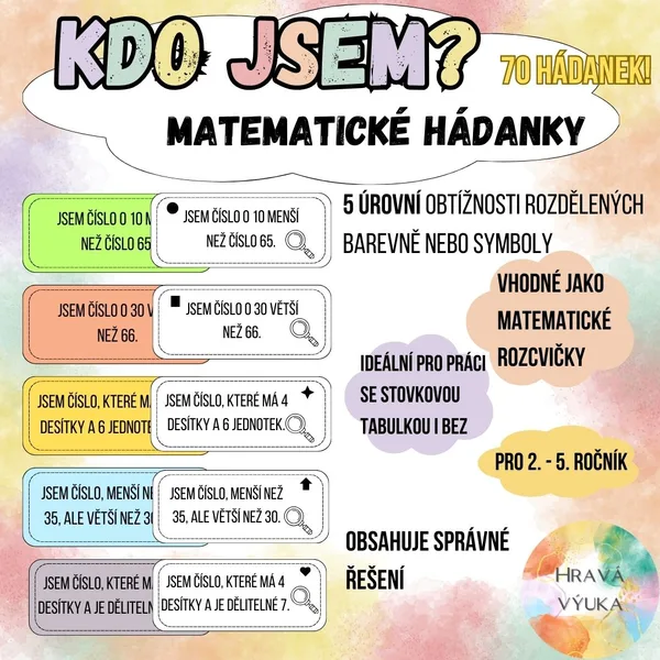 Matematické hádanky 1