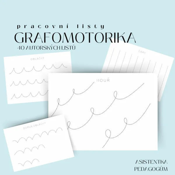 Grafomotorika - pracovní listy 1