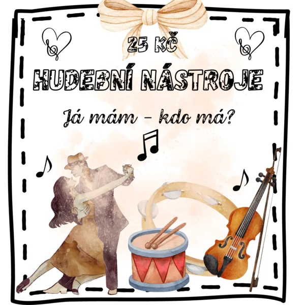 Já mám - kdo má? Hudební nástroje.  1