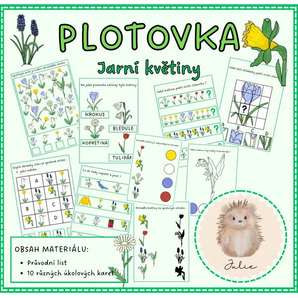 PLOTOVKA - jarní květiny 1