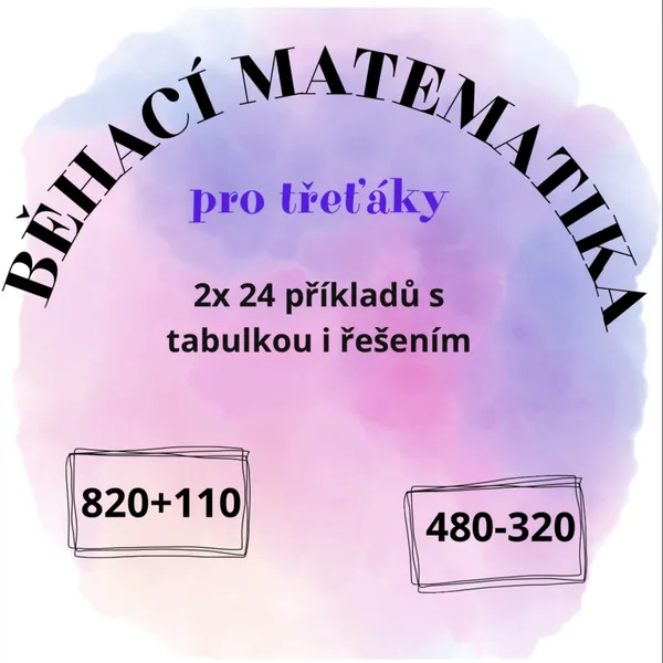 Běhací matematika pro třeťáky 1