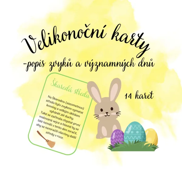 Velikonoční karty - zvyky a významné dny 1