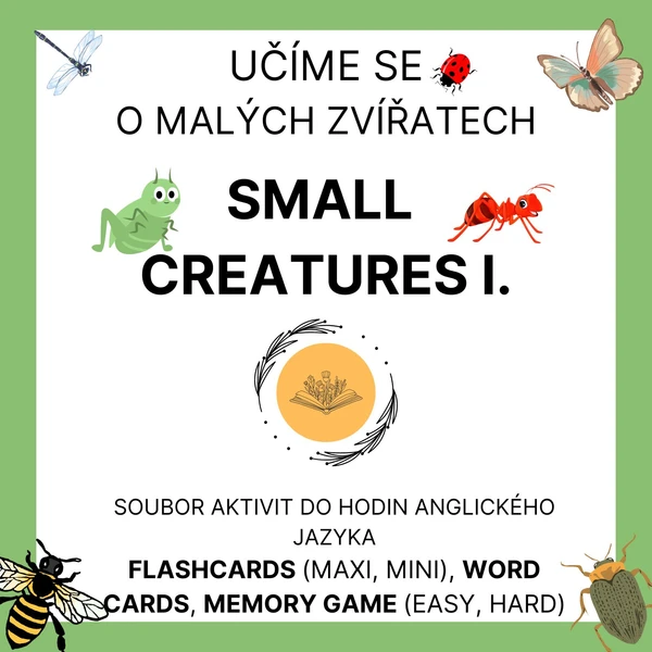 Small creatures I. - Malá zvířata, soubor aktivit 1