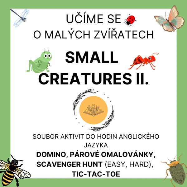 Small creatures II. - Malá zvířata, soubor aktivit 1
