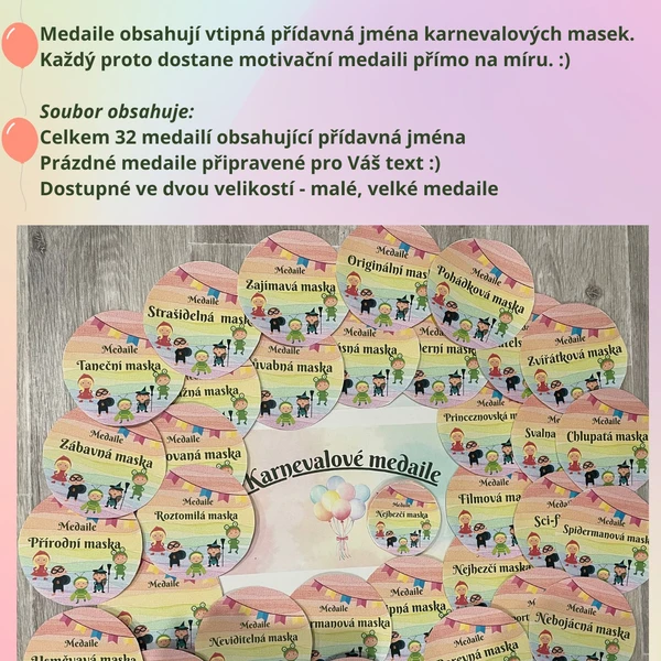 Karnevalové medaile 1