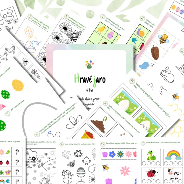 Hravé jaro - pracovní listy 1