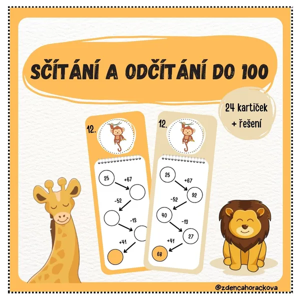 Sčítání a odčítání do 100 1