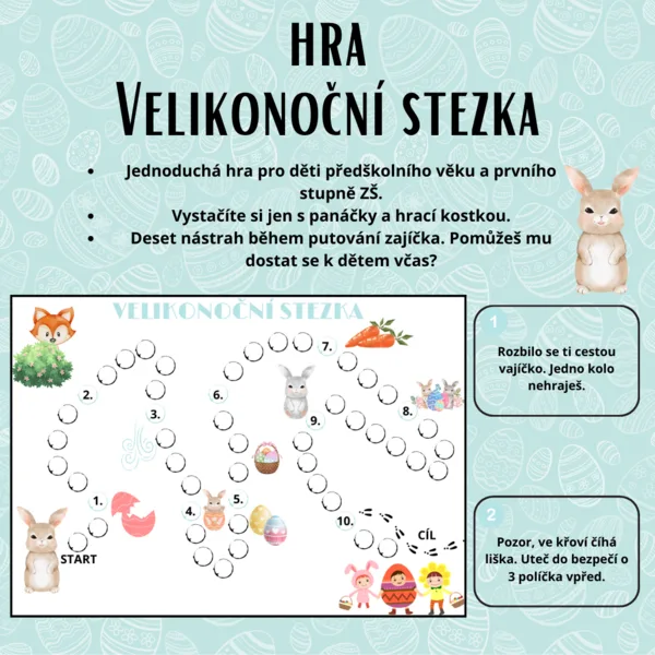 Hra Velikonoční stezka 1