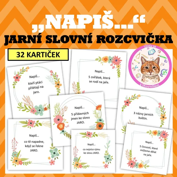 "NAPIŠ..." - Jarní slovní rozcvička 1